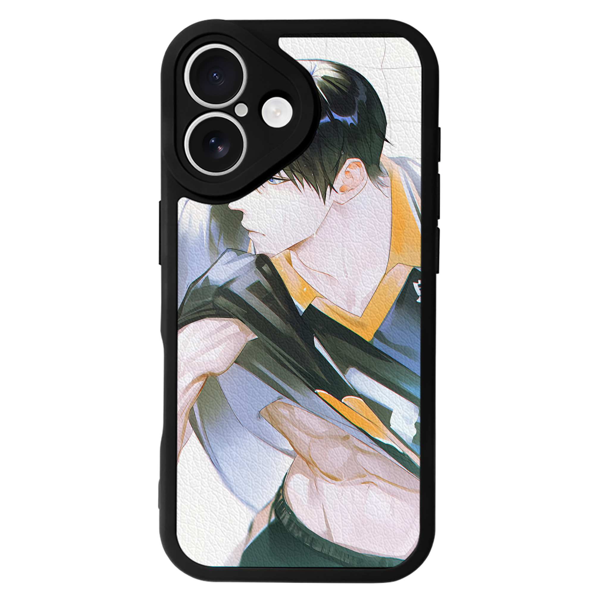 （画像用） ハイキュー!! Haikyu!! 【iPhone 16シリーズ対応】シリコンスマホケース（レザー調） 材質：シリコン